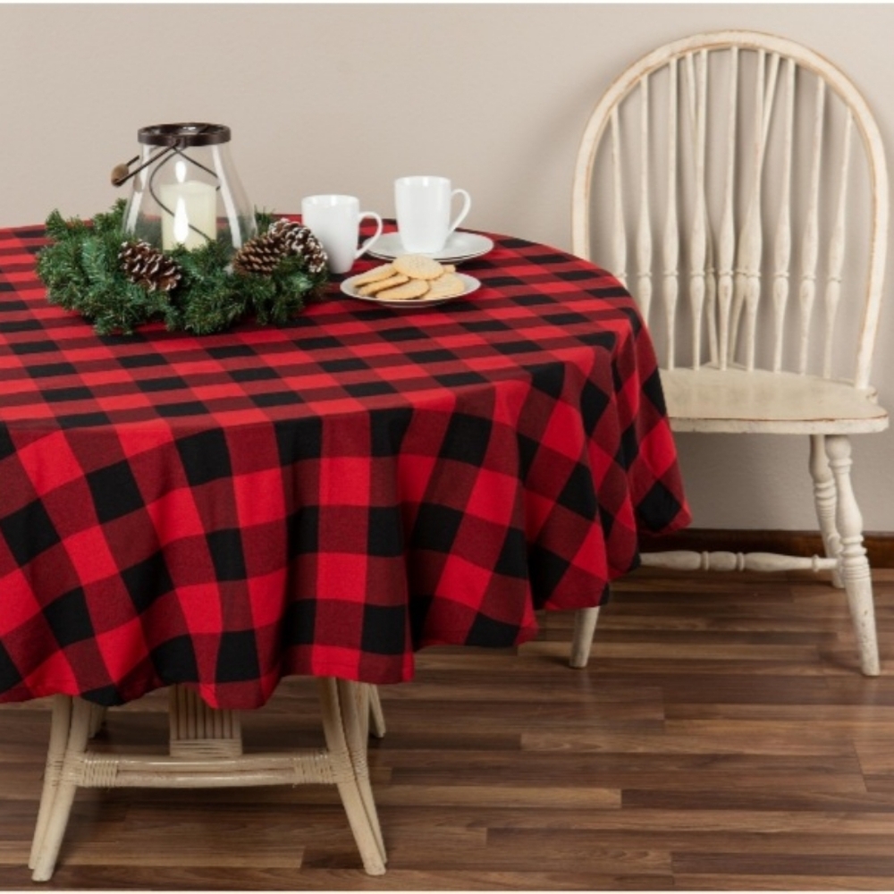 Buffalo Plaid Tablecloth